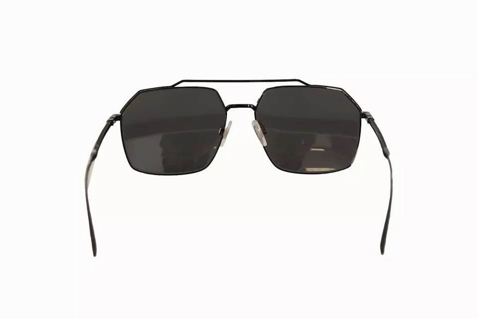 Dolce & Gabbana DG2250 Black Metal Full Rim Square Eyewear Sunglasses - Hilstor