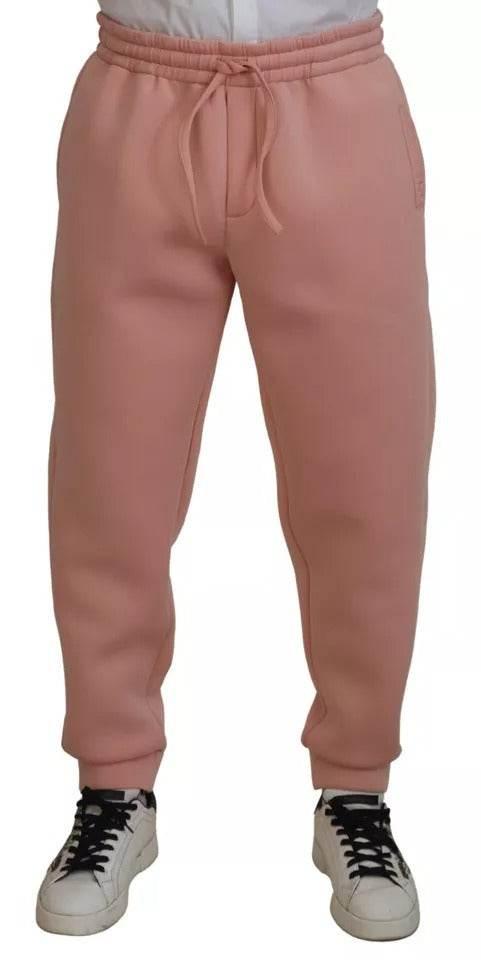 Dolce & Gabbana Pink Polyester Sweatpants Jogger Pants - Hilstor
