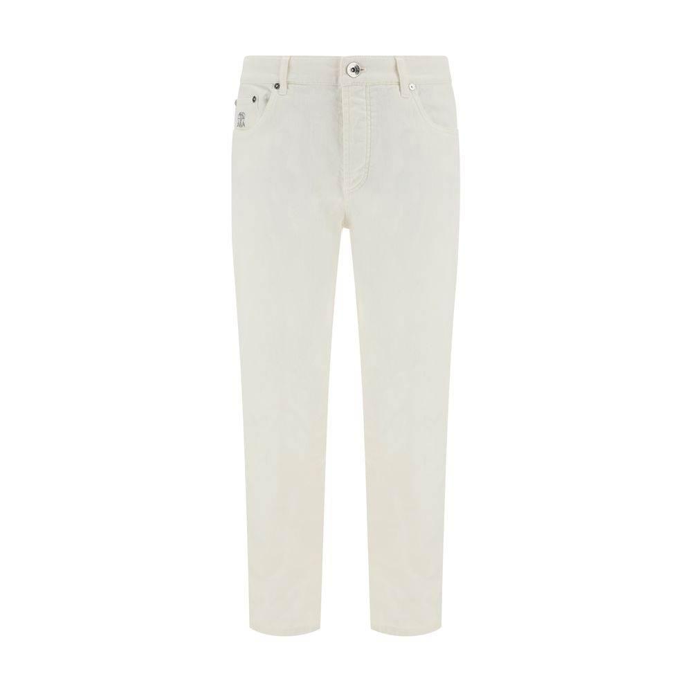 Brunello Cucinelli Jeans with turn-up hem - Hilstor