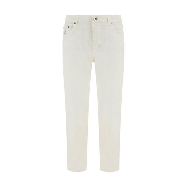 Brunello Cucinelli Jeans with turn-up hem - Hilstor