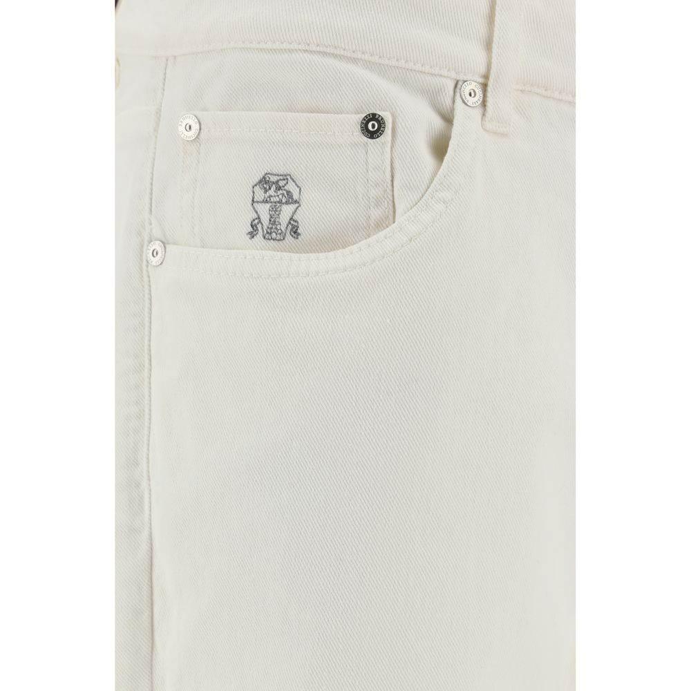 Brunello Cucinelli Jeans with turn-up hem - Hilstor