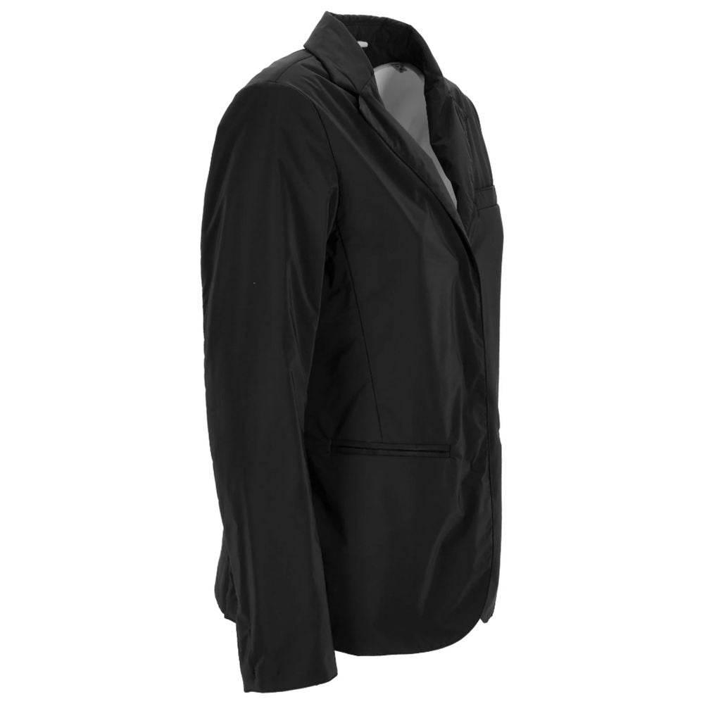 People Of Shibuya Black Polyester Jackets & Coat - Hilstor