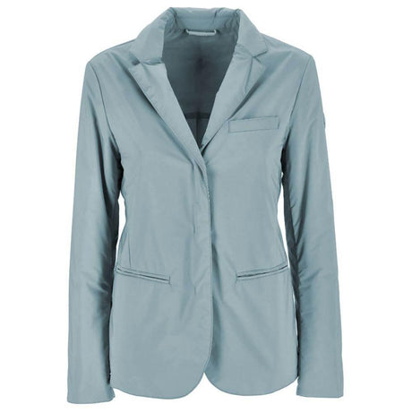 People Of Shibuya Light Blue Polyester Jackets & Coat - Hilstor