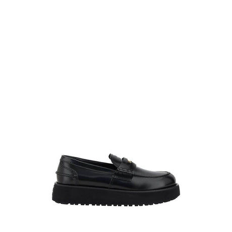 Miu Miu Leather Loafers - Hilstor