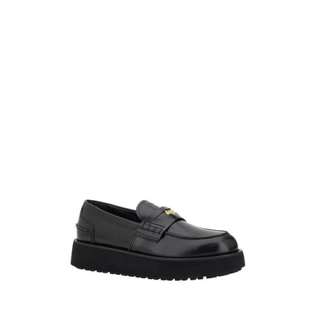Miu Miu Leather Loafers - Hilstor