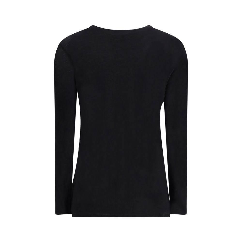 James Perse Semi-transparent Long Sleeve Jersey - Hilstor