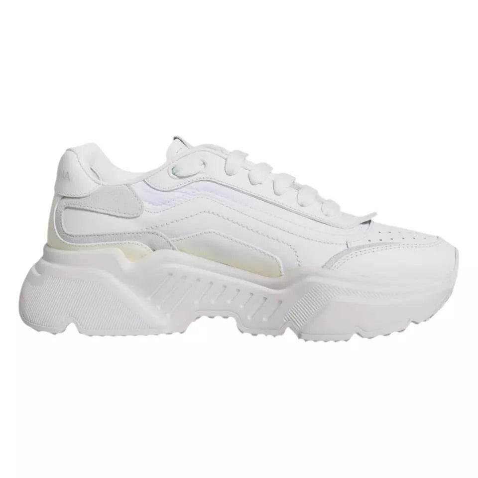 Dolce & Gabbana White Daymaster Low Top Sneakers Shoes - Hilstor