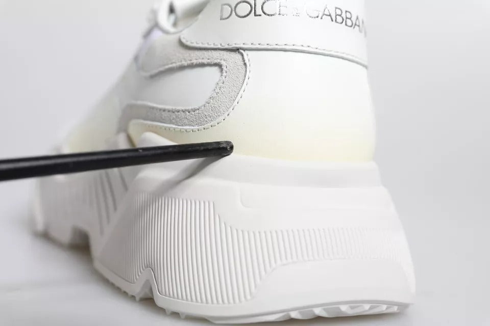 Dolce & Gabbana White Daymaster Low Top Sneakers Shoes