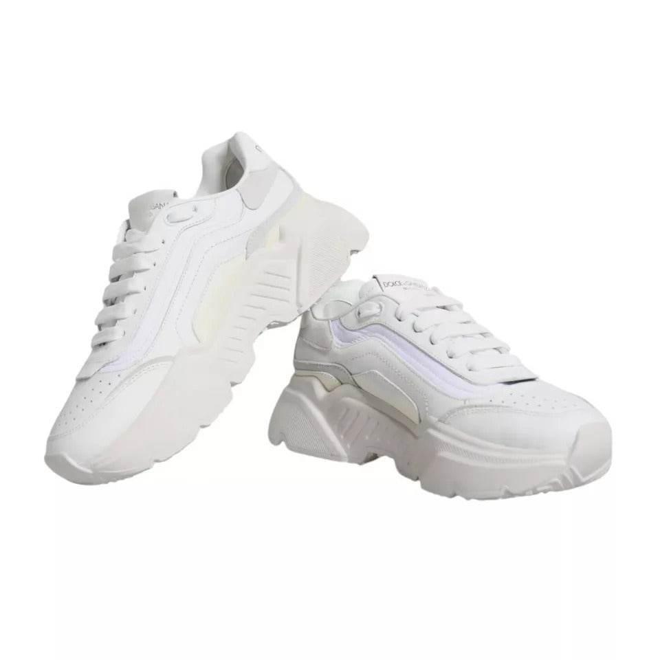 Dolce & Gabbana White Daymaster Low Top Sneakers Shoes - Hilstor