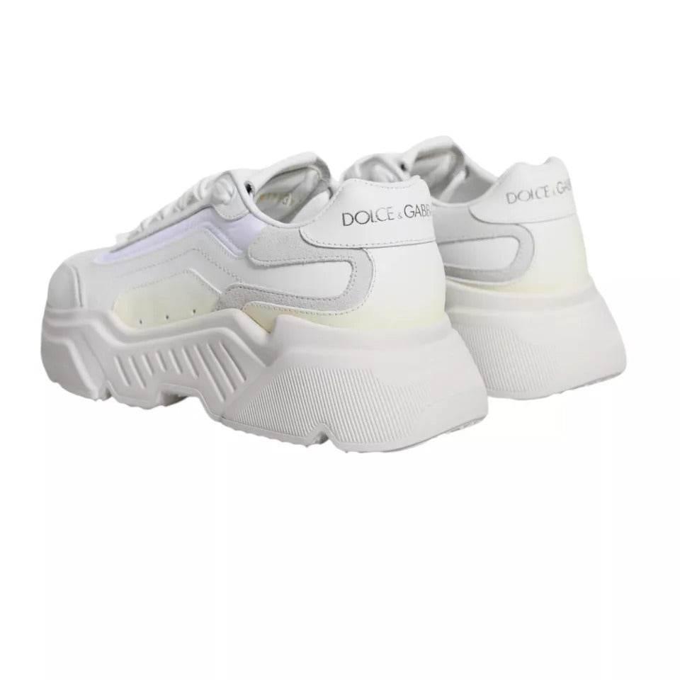 Dolce & Gabbana White Daymaster Low Top Sneakers Shoes - Hilstor
