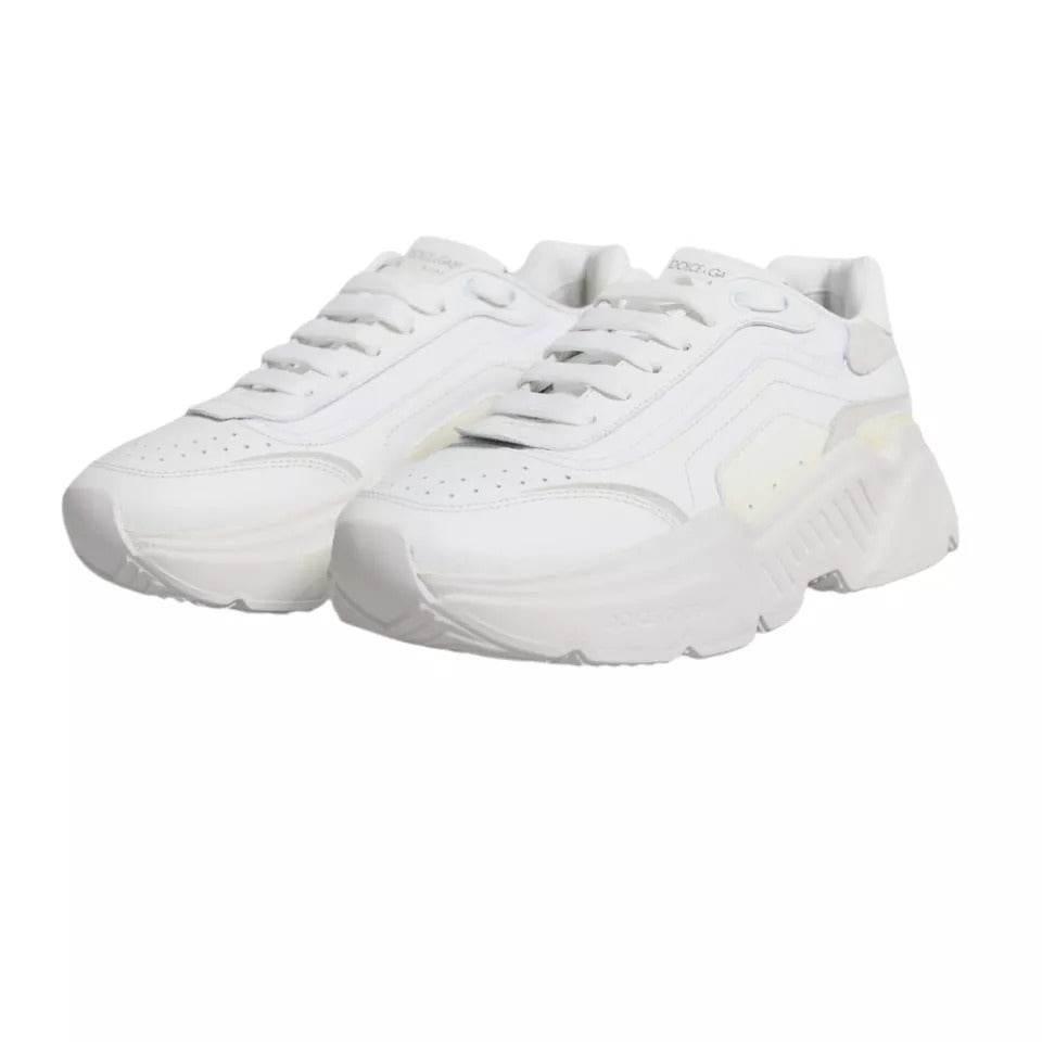 Dolce & Gabbana White Daymaster Low Top Sneakers Shoes - Hilstor