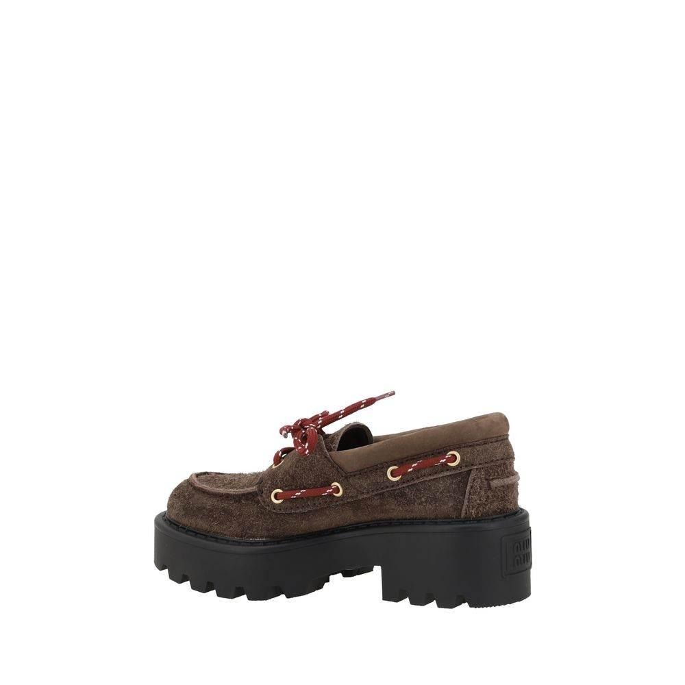 Miu Miu Chunky sole Loafers - Hilstor