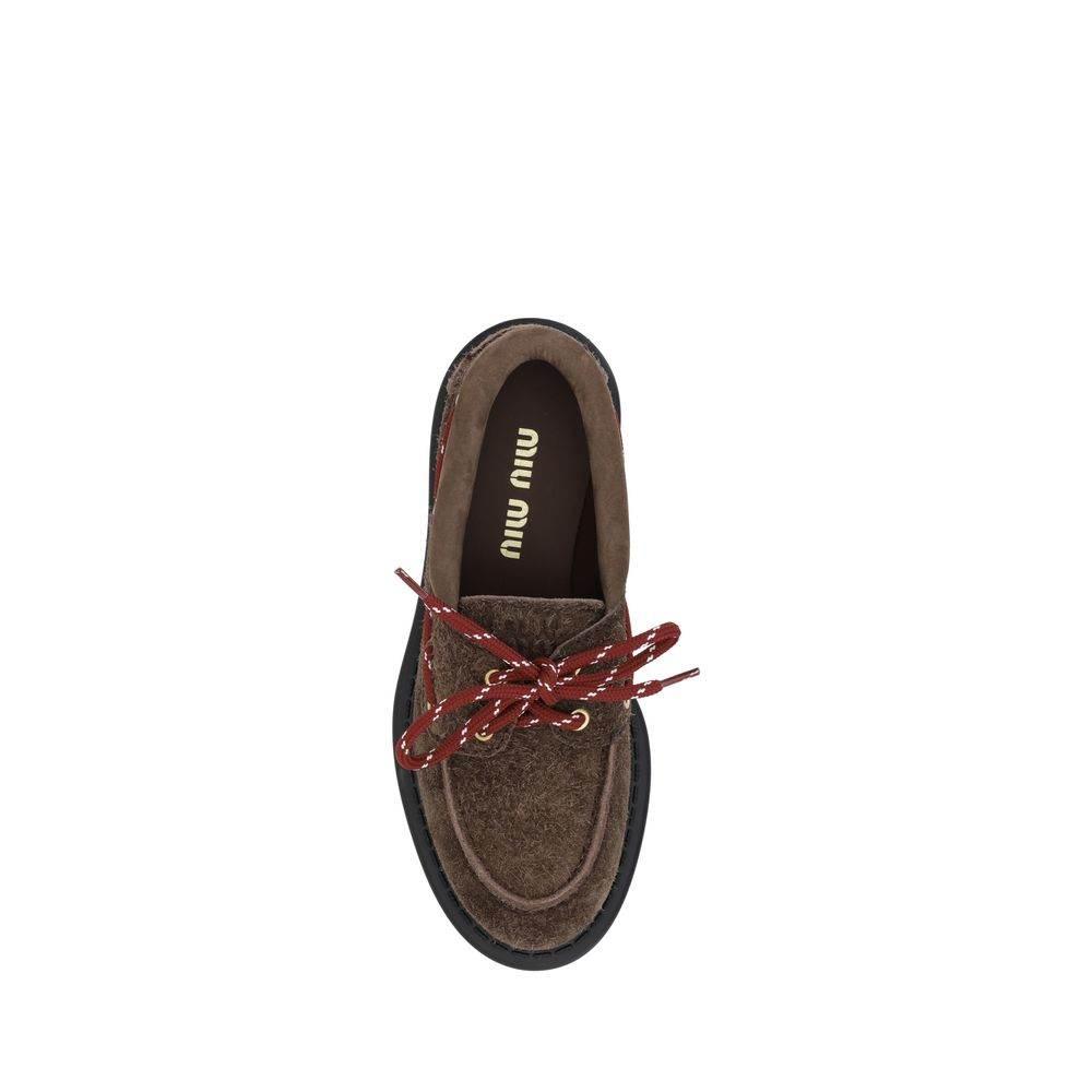 Miu Miu Chunky sole Loafers - Hilstor