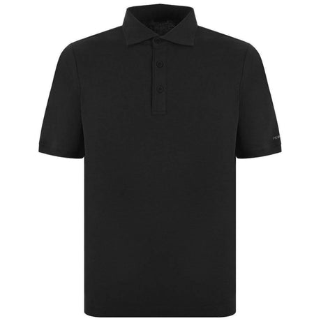 People Of Shibuya Black Cotton Polo Shirt - Hilstor