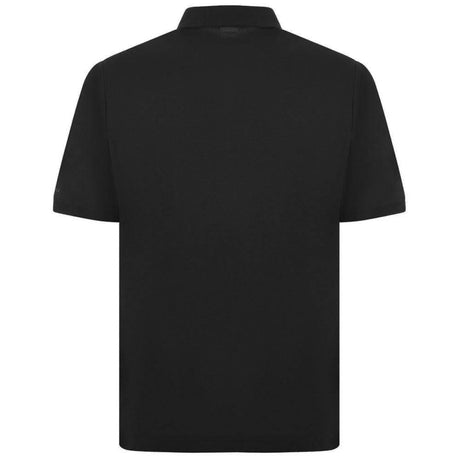 People Of Shibuya Black Cotton Polo Shirt - Hilstor
