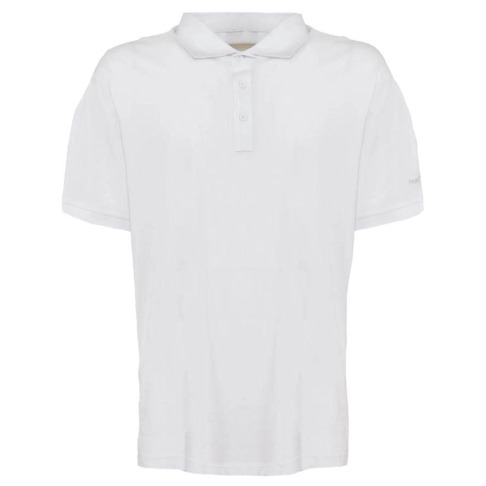 People Of Shibuya White Cotton Polo Shirt - Hilstor