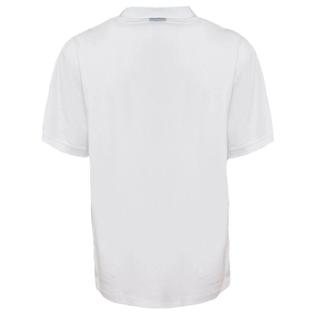 People Of Shibuya White Cotton Polo Shirt - Hilstor