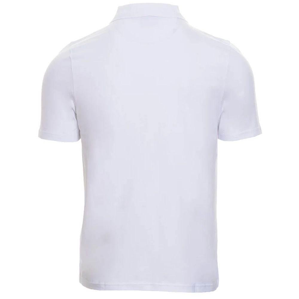 Alpha Studio White Cotton Polo Shirt - Hilstor