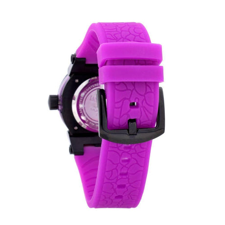 Lancaster Purple Silicone Watch - Hilstor