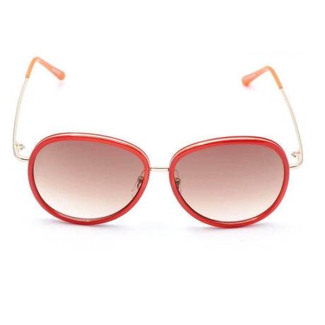 Lancaster Red Metal Sunglasses - Hilstor