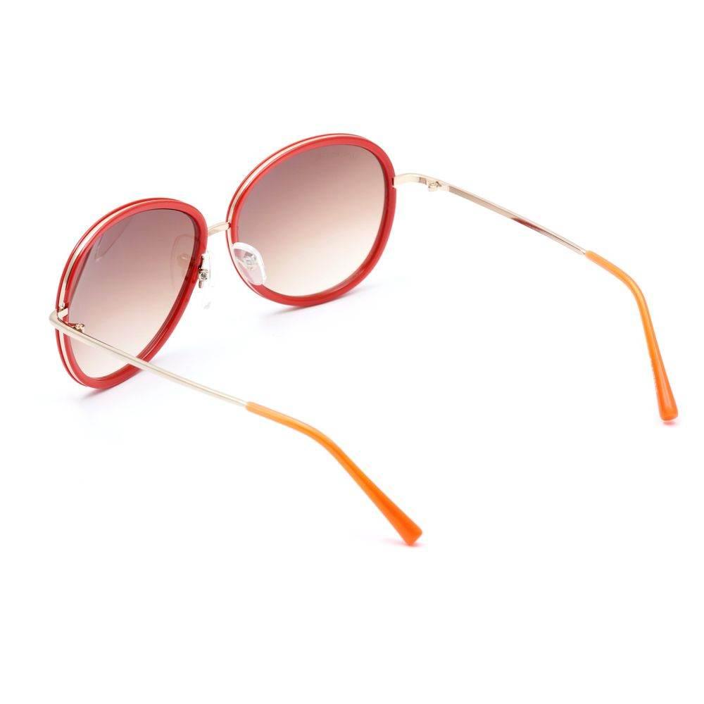Lancaster Red Metal Sunglasses - Hilstor