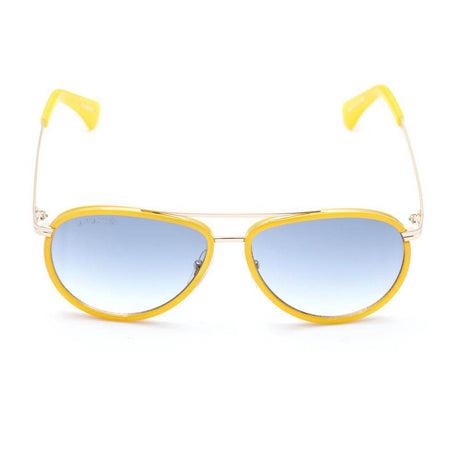 Lancaster Yellow Metal Sunglasses - Hilstor