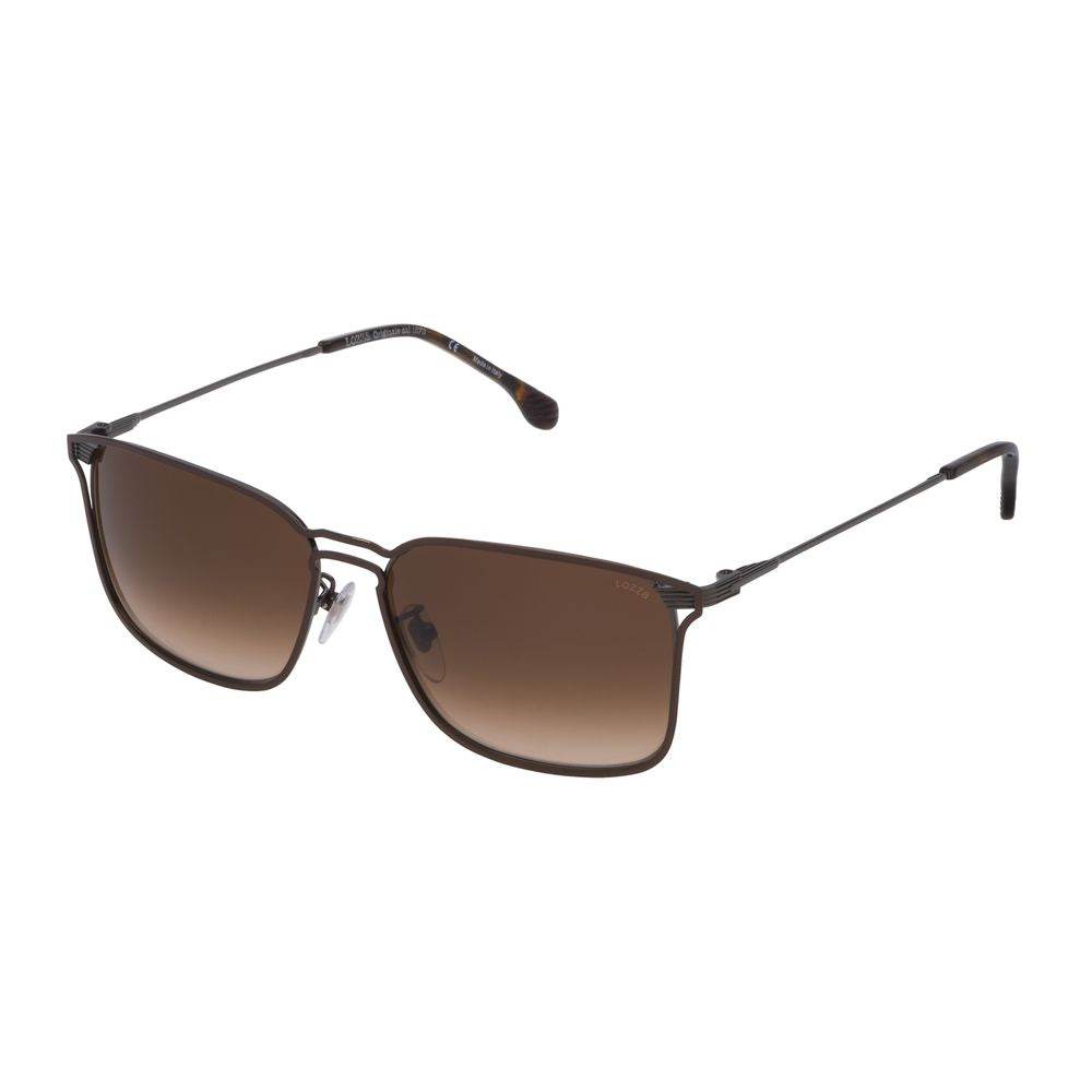 Lozza Brown Metal Sunglasses - Hilstor
