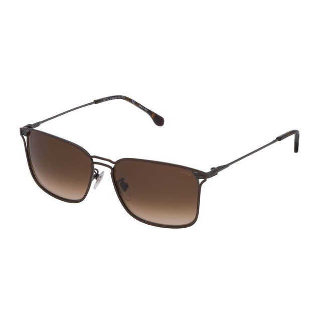 Lozza Brown Metal Sunglasses - Hilstor