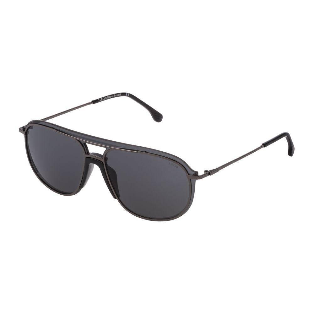 Lozza Gray Metal Sunglasses - Hilstor