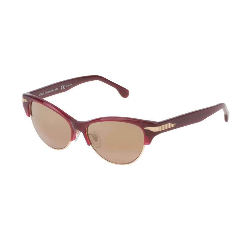 Lozza Bordeaux metal solbriller
