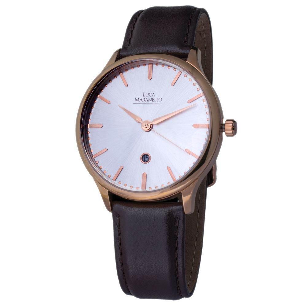 Luca Maranello Brown Leather Watch - Hilstor