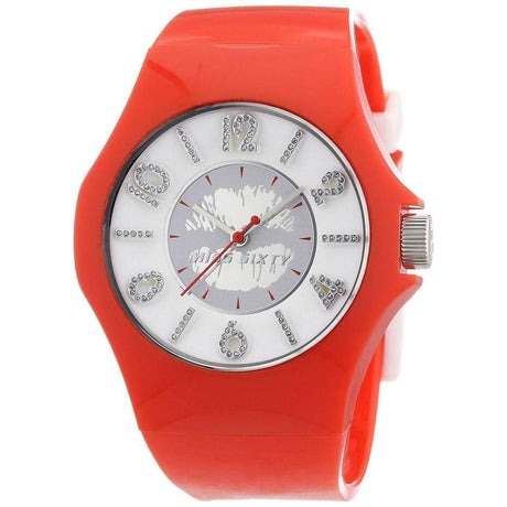 Miss Sixty Red Rubber Watch - Hilstor