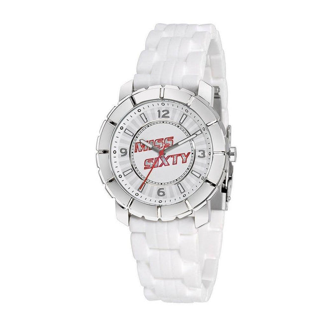 Miss Sixty White Rubber Watch - Hilstor