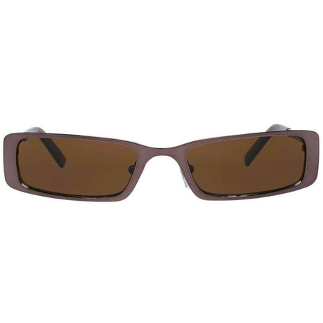 More & More Brown Metal Sunglasses - Hilstor