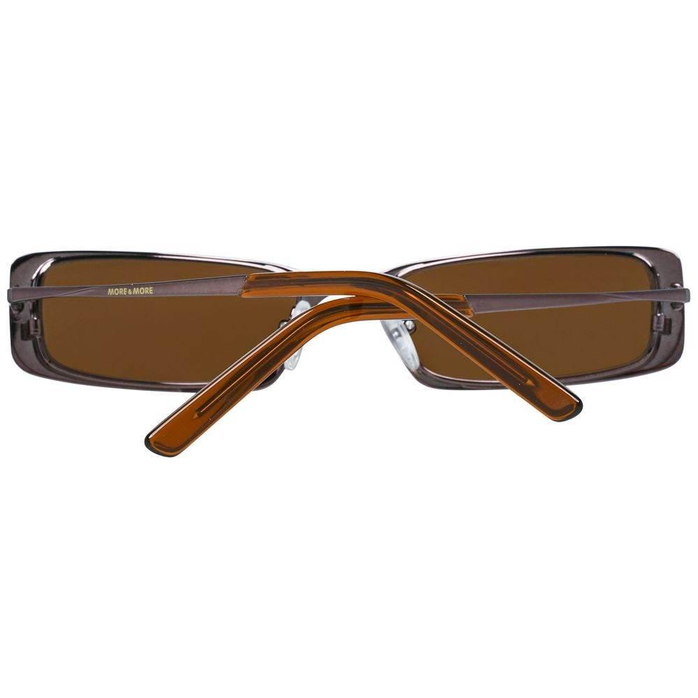 More & More Brown Metal Sunglasses - Hilstor