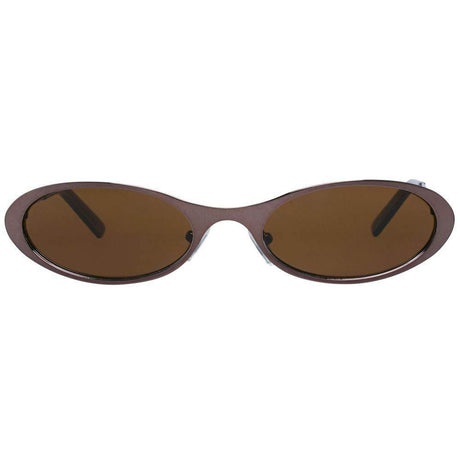More & More Brown Metal Sunglasses - Hilstor