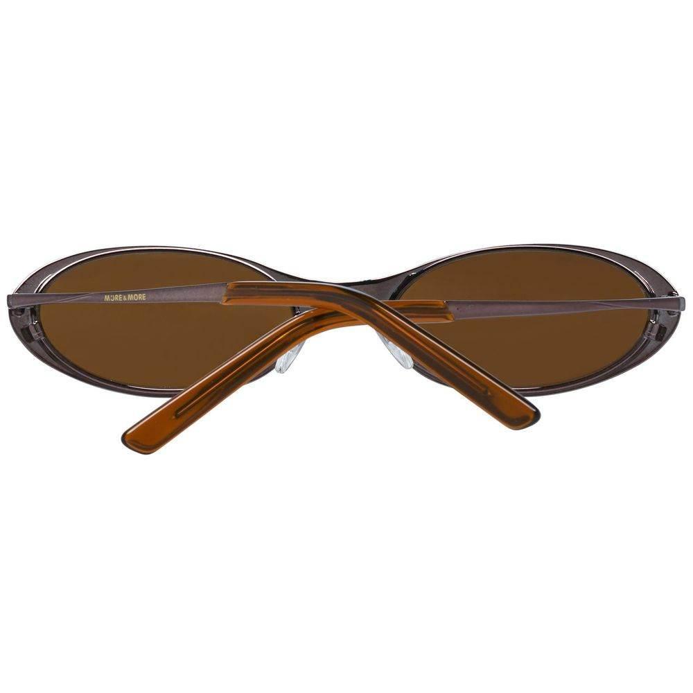 More & More Brown Metal Sunglasses - Hilstor
