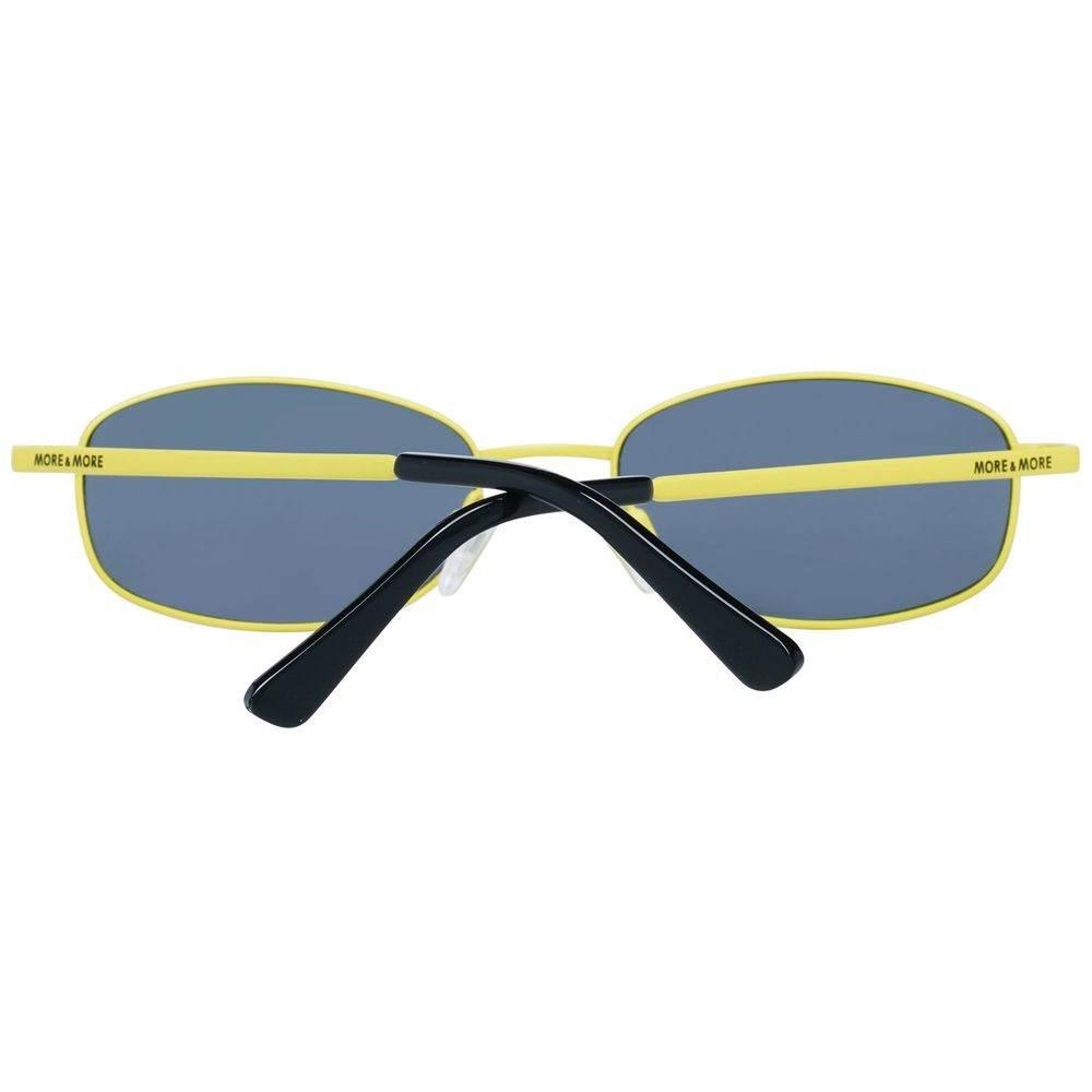 More & More Yellow Metal Sunglasses - Hilstor