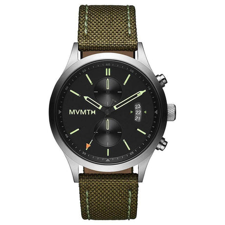 MVMT Green Fabric Watch - Hilstor