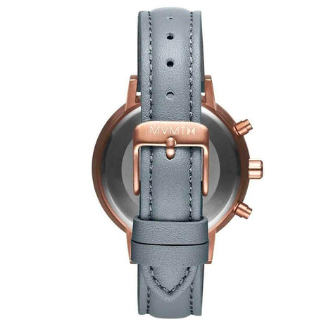 MVMT Gray Leather Watch - Hilstor