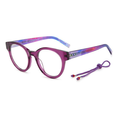 M Missoni Purple Acetate Frames - Hilstor