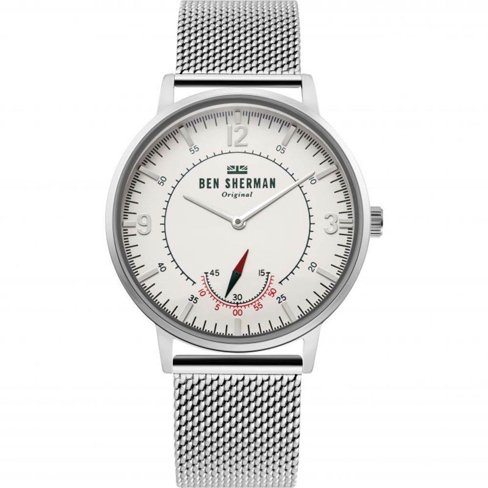 Ben Sherman Silver Steel Watch - Hilstor