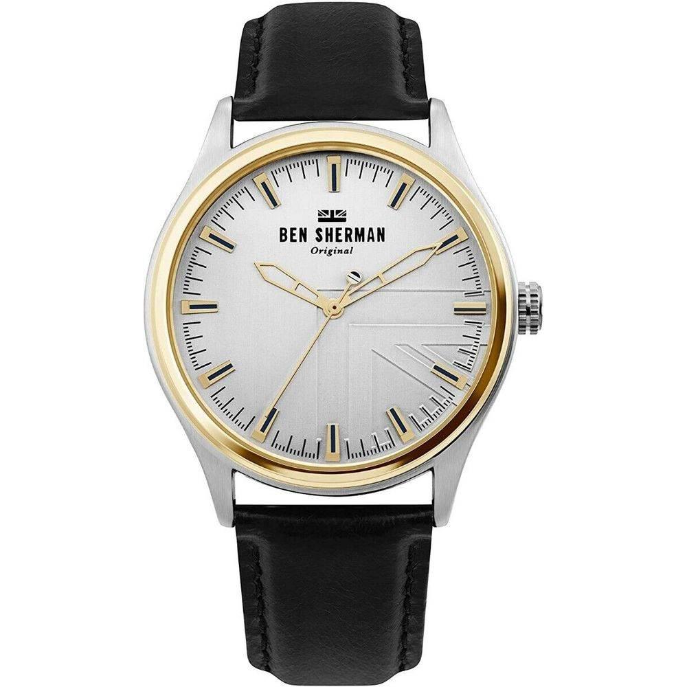 Ben Sherman Black Leather Watch - Hilstor