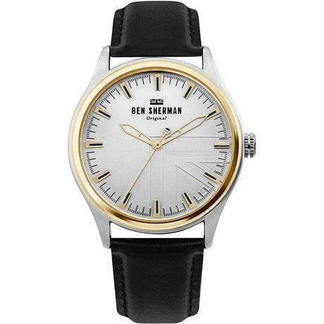 Ben Sherman Black Leather Watch - Hilstor