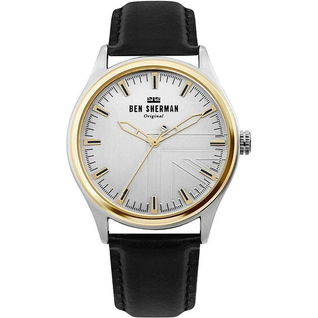 Ben Sherman Black Leather Watch - Hilstor