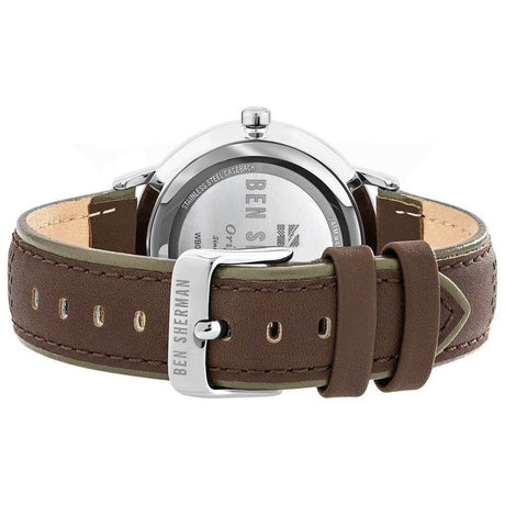 Ben Sherman Brown Leather Watch - Hilstor