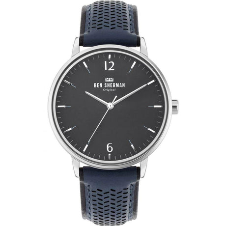 Ben Sherman Blue Leather Watch - Hilstor