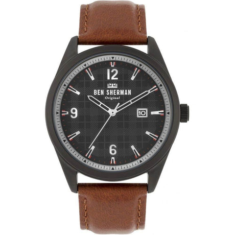 Ben Sherman Brown Leather Watch - Hilstor