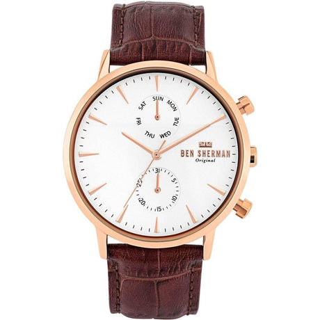 Ben Sherman Brown Leather Watch - Hilstor