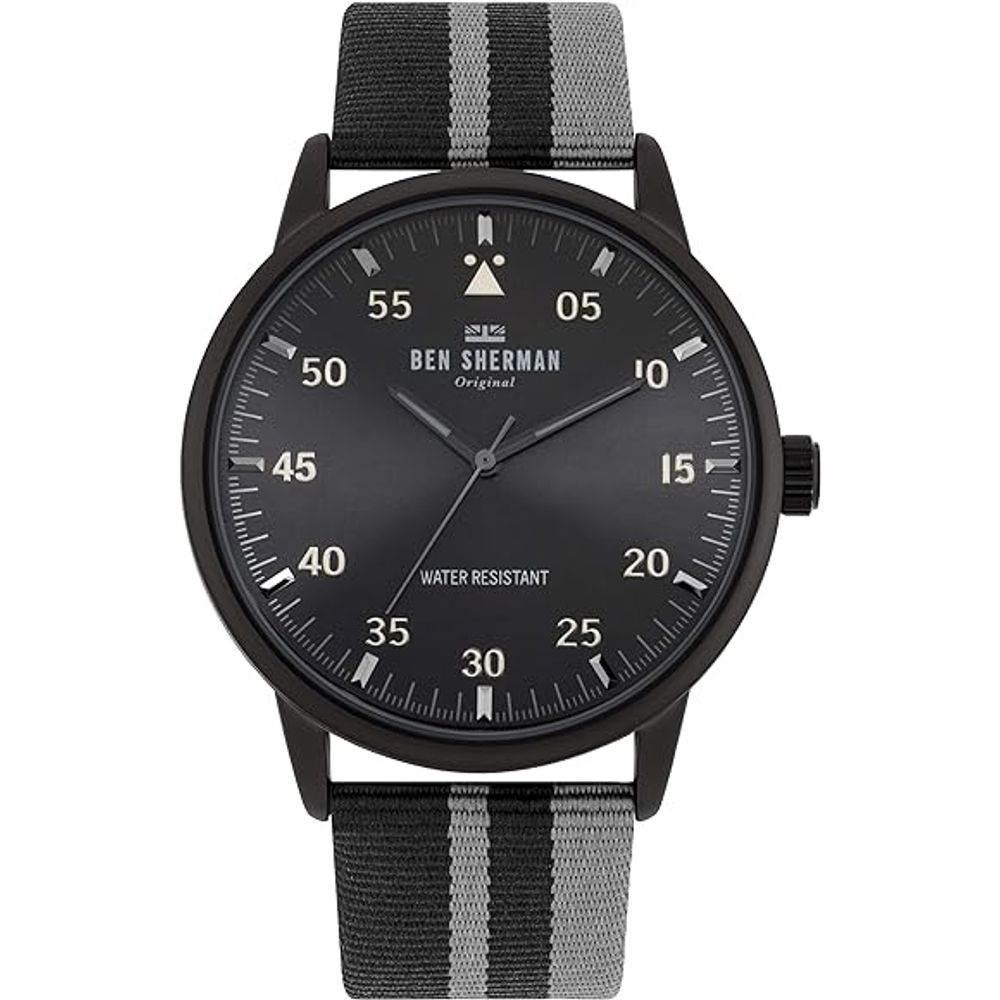 Ben Sherman Gray Fabric Watch - Hilstor